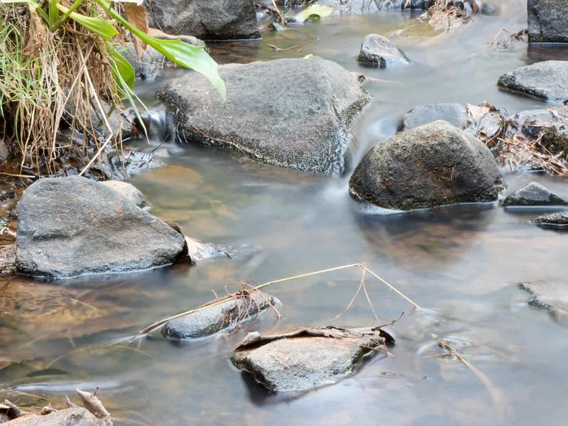 Long exposure waterfall shot